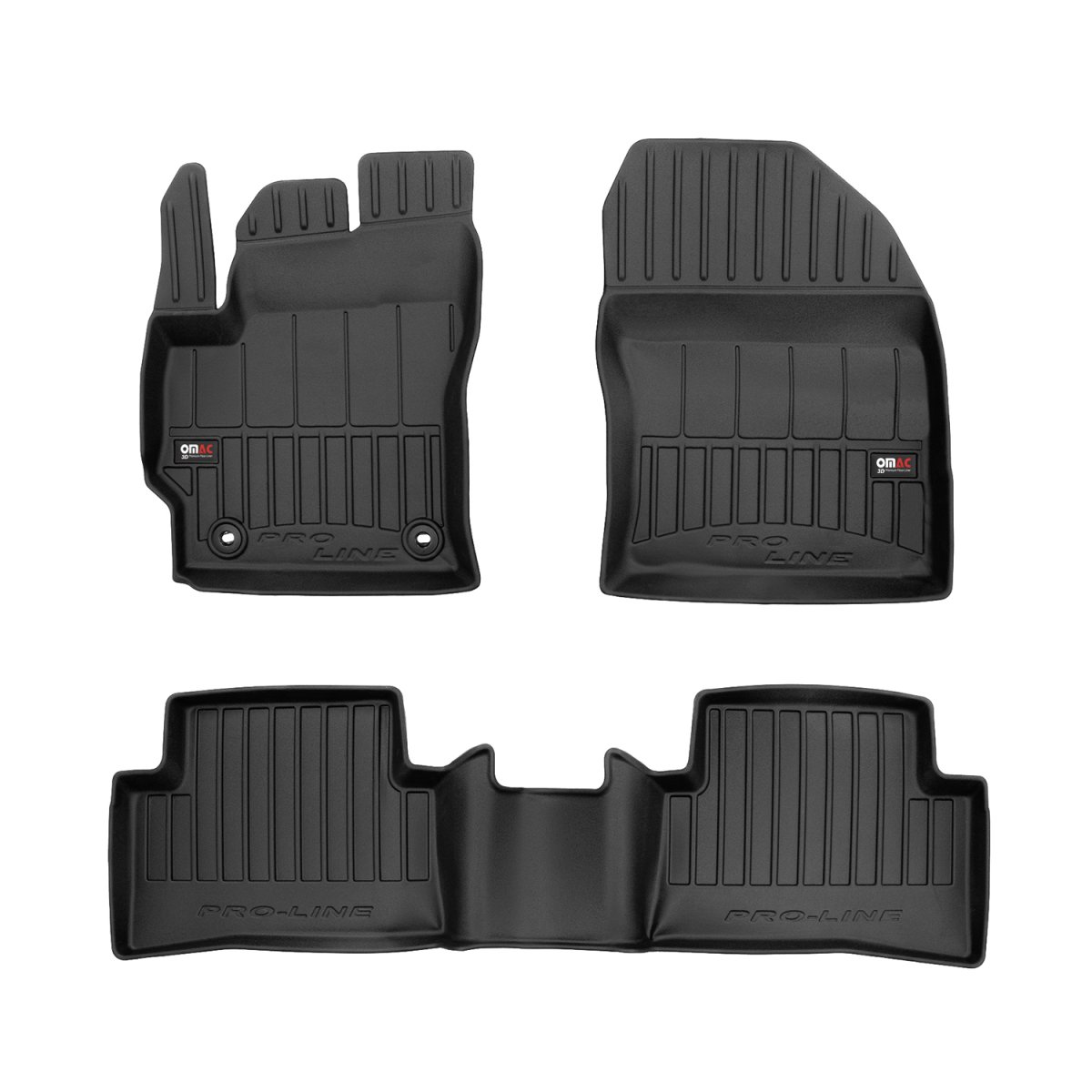 Toyota Corolla Cross Floor Mat - Omac - Premium TPE - Black - 2022-2025
